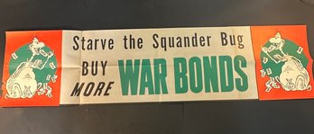 Dr Suess War Bond  Squander Bug Poster