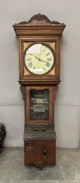 Antique Rochester Time Recorder Time Clock AS IS