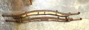 Pair Of 6 Foot Antique Wagon  Axels