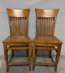Pair Of Custom Prairie Style Chairs W/ Another