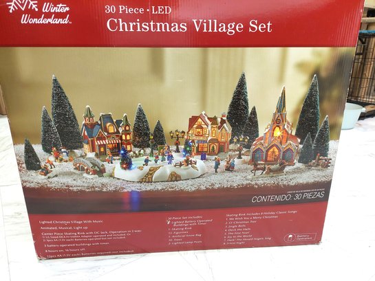 Winter Wonderland Christmas Village Set