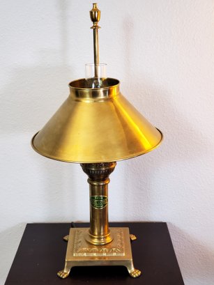 Retro Orient Express Istanbul Brass Table Lamp