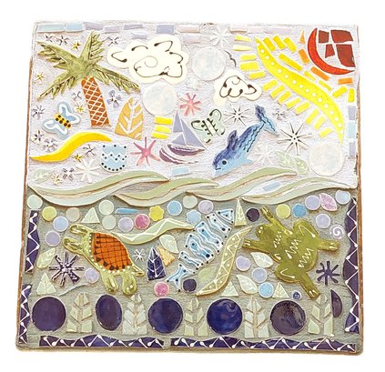 Sun And Sea Tile Mosaic Art