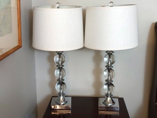 Crystal Clear Table Lamps 2
