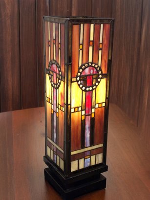 Color Creations Stained Glass Lamp