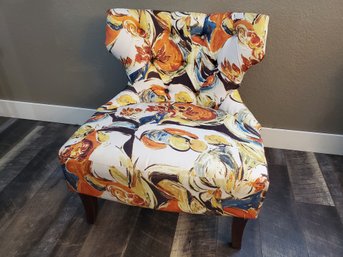 Floral Accent Chair