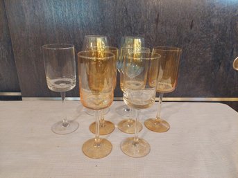 Amber Stemware