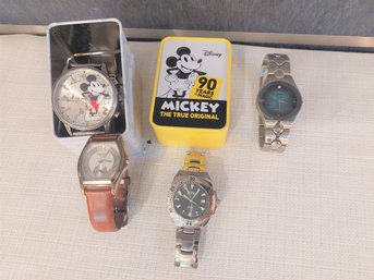 Mickey Fossil Etc Watches