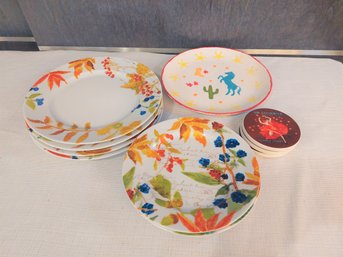 Williams Sonoma And Pottery Barn Plates