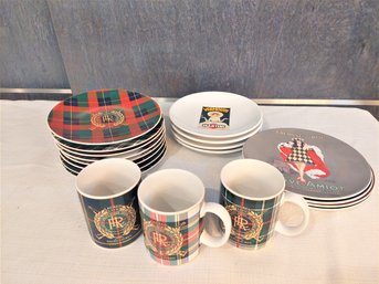 Ralph Lauren And Pottery Barn Cups And Plates