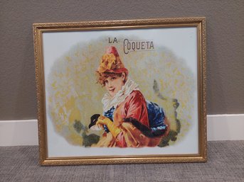 Framed La Coqueta Art