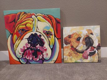 Colorful Bulldog Prints