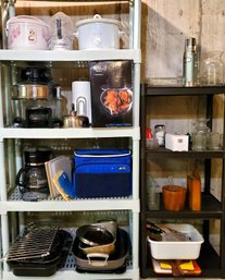 Lot Of Kitchen Wares Appliances- Coffee, Crockpot, Oven