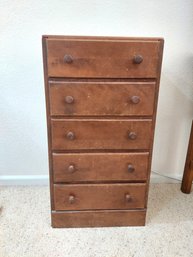 Small Solid Wooden Organizer Chest Of Drawers