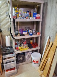 Lot Of Hand Tools, Fans, Fluids, Gun Cleaning Kit, Traps Wood And More