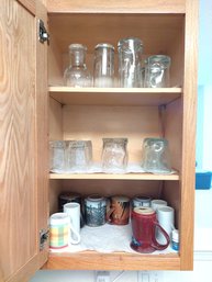 Cupboard Of Glassware And Cups