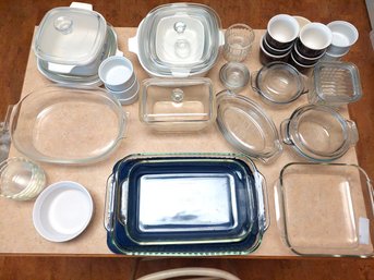 Lot Of Pyrex And Glass Cookware