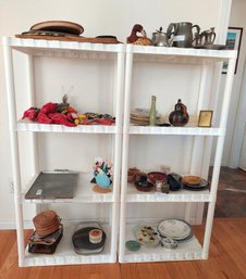 Set Of 2 Shelves Excludes Contents