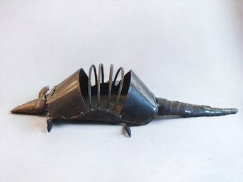 Metal Art Spring Armadillo