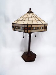 Stained Glass Tiffany Inspired Table  Lamp  19' Tallx 11'