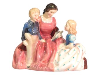 Vintage Royal Doulton England Bone China Bedtime Story Figurine