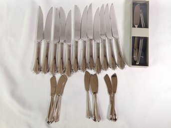 Reed & Barton Select Stainless Steel Knives Mikasa Knives Fish Knives