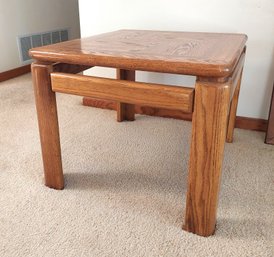 Oak Wood End Table