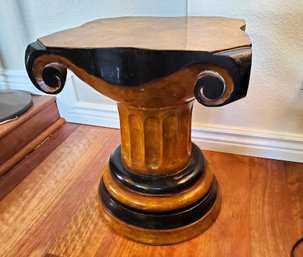 Antique/vintage Carved Wood Pedestal