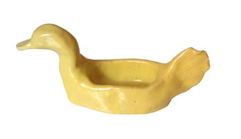 1957 Ceramic Handmade Yellow Duck
