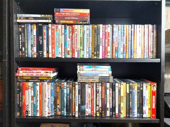 2 Shelves Of Dvd Movies