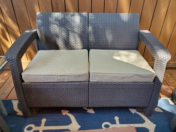 Patio Loveseat With Cushions