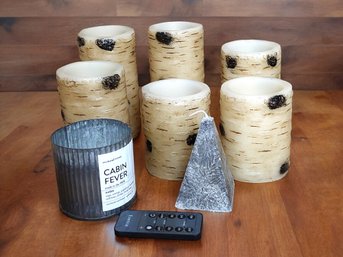 Battery Operated Candles With Remote And 2 Candles