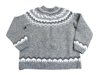 The Handknitting Association Of Iceland Wool Fair Isle Large Sweater