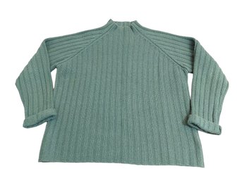 J. Crew Green Knit Sweater
