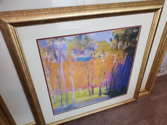 Framed Wall Art Print- Vibrant Woods Scene