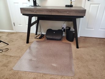 Lot- Desk, Chair Matte, Adjustable Foot Rest