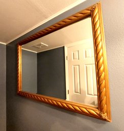 Large Wooden Accent Mirror