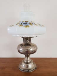 Antique USA Magnet Glass Oil Lamp