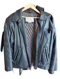 Casual Craft Black Mens Leather Jacket M