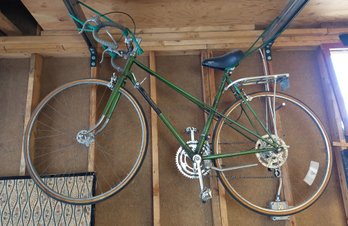 Green Raleigh Grand Prix Bike