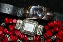 MIXED LOT OF VINTAGE WATCHES - LOINGINES - WHITTNAUER - ANNE KLEIN - VERNIER - LOT OF 4 - ITEM#249 BOX