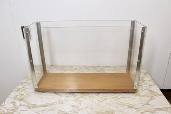 PLEXI BOX - WOOD BASE - ITEM#88 BSMT