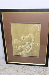 INGRES - STUDY FOR THE ILIAD - T. EDWARD HANLEY COLLECTION - ITEM#90 BSMT