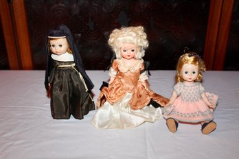 VINTAGE DOLLS - ALEX DOLL - COLONIAL DOLL - NUN PEDIGREE MADE IN ENGLAND - ITEM#201 LVRM