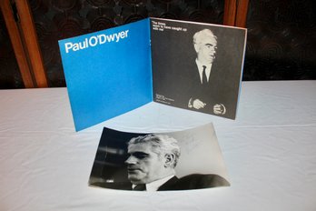 PETER O'DWYER FOR US SENATE SIGNED PICTURE - ITEM#203 BOX