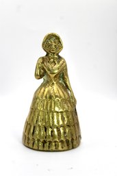 VINTAGE BRASS BELL OF A SOUTHERN BELLE - ITEM#60 RM1