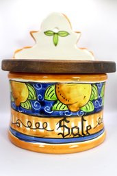 VINTAGE SALT CONTAINER - MADE IN ITALY - ITEM#89 RM1