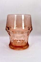 VINTAGE DEPRESSION GLASS CUP - PINK - ITEM#94 RM1