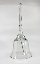 VINTAGE CLEAR BELL WITH LONG TWISTED STEM - ITEM#112 RM1