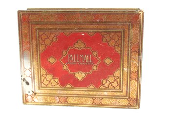 VINTAGE PALL MALL FAMOUS CIGARETTE TIN BOX - ITEM#274 RM1